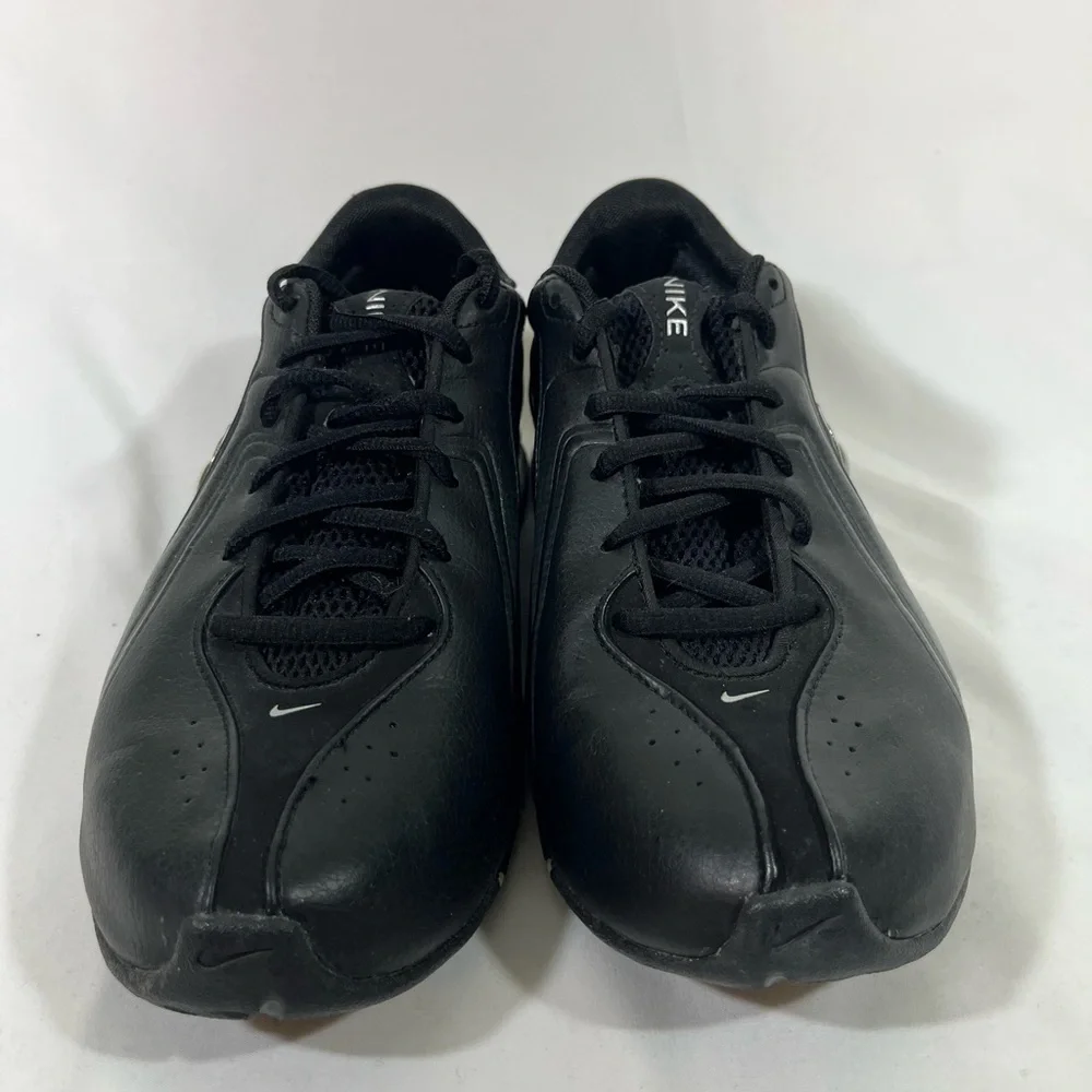 NIKE REAX TR‎ III SL CROSS TRAINER NEWSPRINT 333765-001 MENS 7.5 BLACK PREOWNED